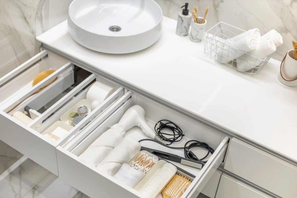 Sắp xếp các ngăn kéo
