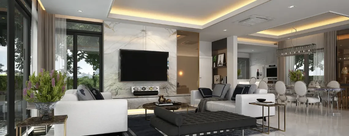 Thiết kế phòng khách hiện đại