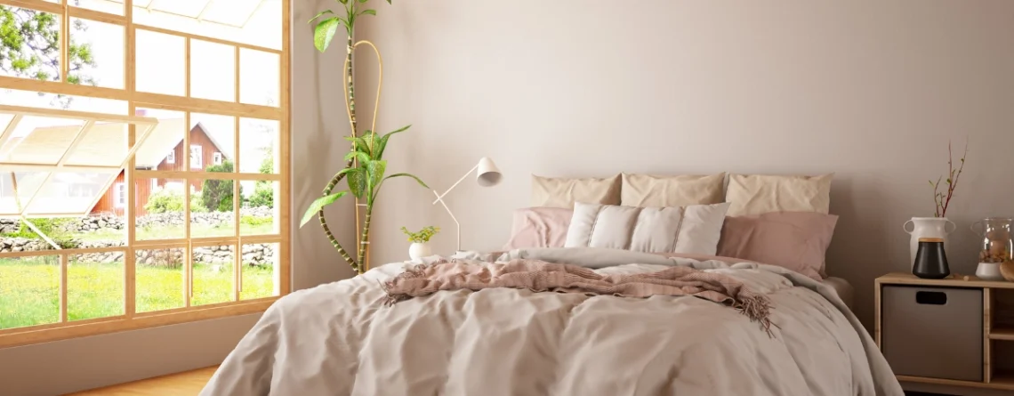 Ý tưởng phòng ngủ mát mẻ cho mùa hè oi bức