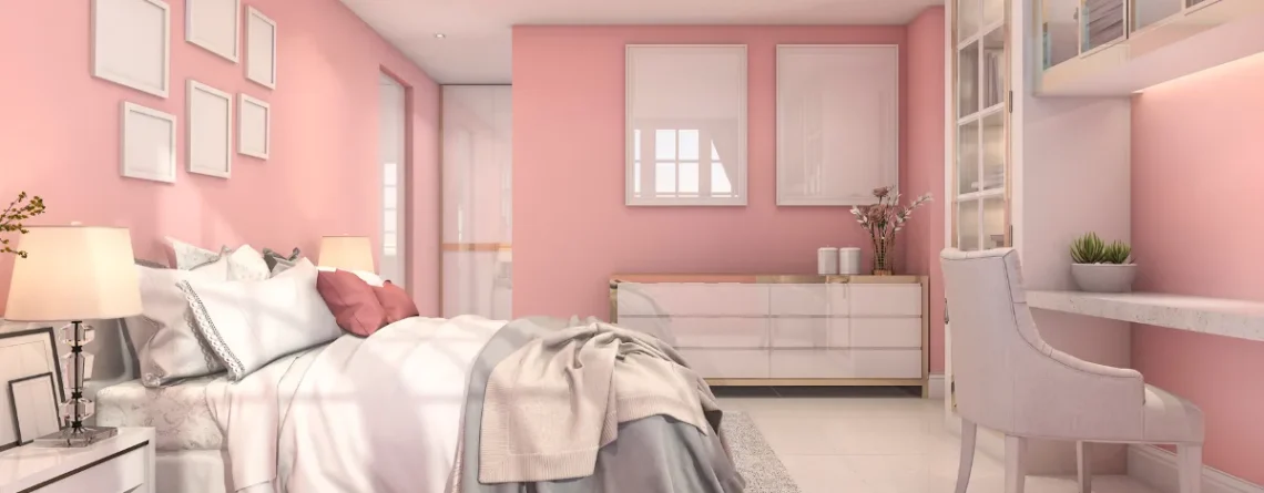 Trang trí phòng ngủ màu hồng: Những điều bạn nên biết