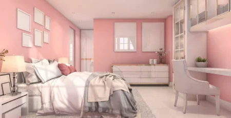 Trang trí phòng ngủ màu hồng: Những điều bạn nên biết