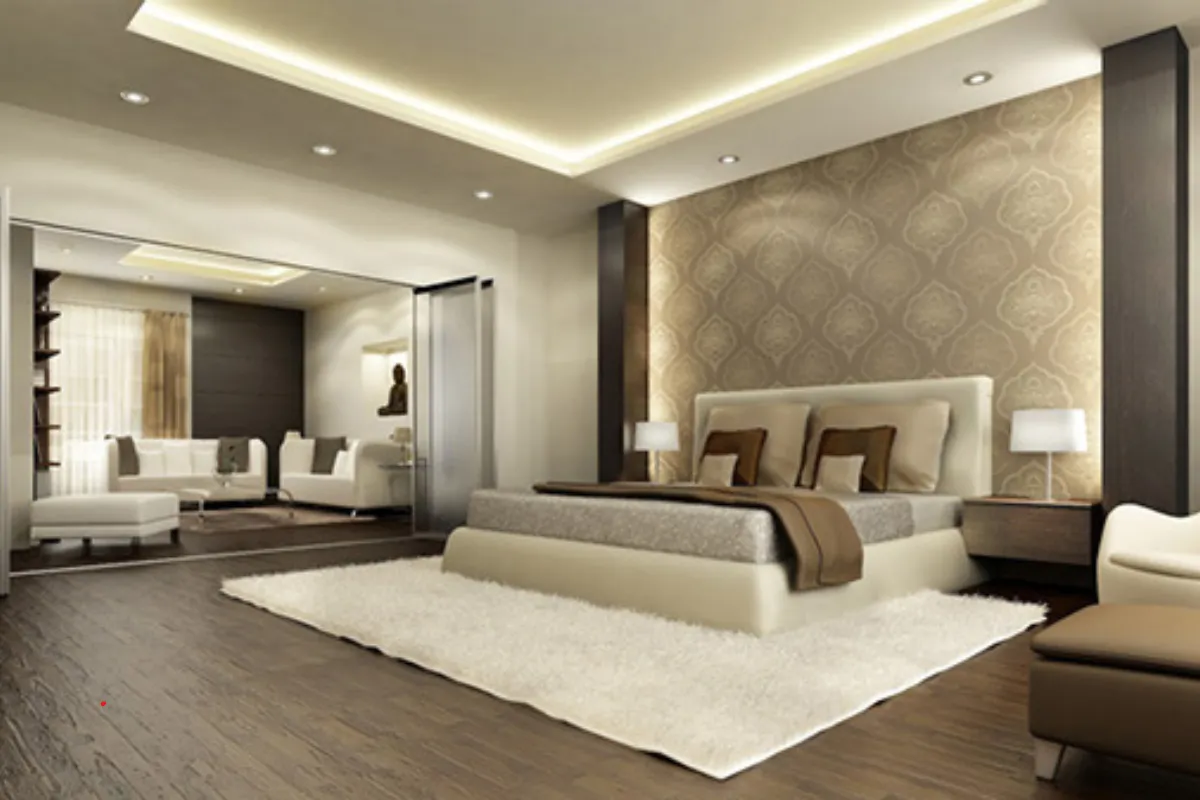 Không gian thư giãn hoàn hảo với sắc trắng sang trọng và hiện đại. Không gian thư giãn hoàn hảo với sắc trắng sang trọng và hiện đại.
