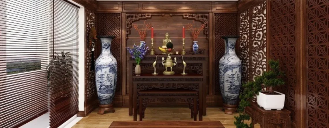 Xu hướng thiết kế phòng thờ đẹp và hợp phong thủy hiện nay